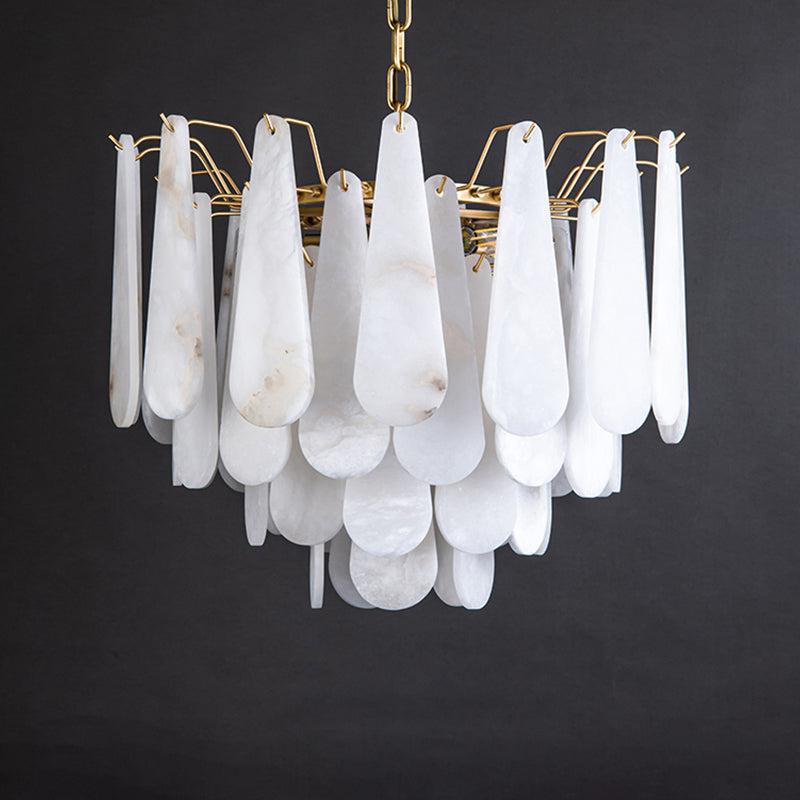 Alabaster Foyer Modern Chandelier