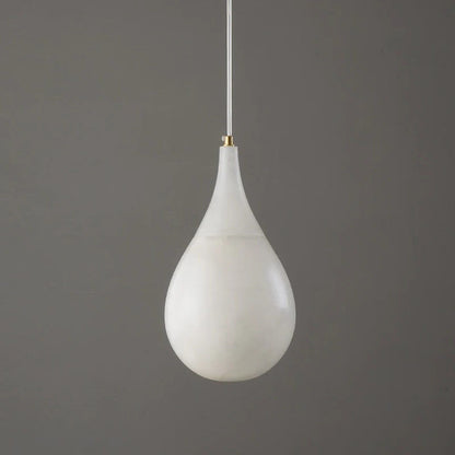 GLOOW Alabaster Raindrop Modern Pendant Light