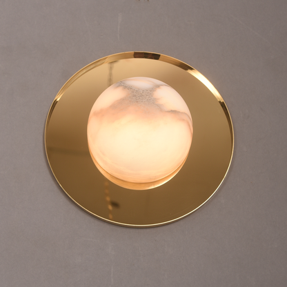 Enigma Alabaster Wall Sconce